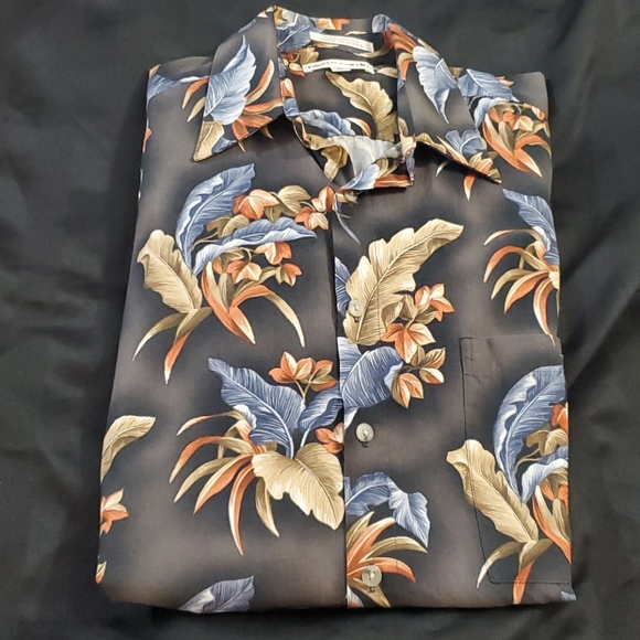 MENS VINTAGE FLORAL SHIRT PIERRE CARDIN SIZE L - Picture 1 of 7
